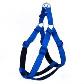Doggie Konfor Ronin Dokuma Göğüs Tasması Royalblue 3x75 85 Cm - 1