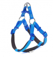 Doggie Comfort Dokuma Ronin Köpek Göğüs Tasması Mavi 1.5 x 35-45 CM - 1