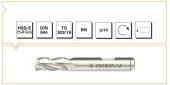 Mte Hsse Dın 844/bn Parmak Freze 16mm Kısa - 1