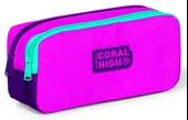 Coral High Pembe Mor Üçlü Okul Çanta Seti - 5