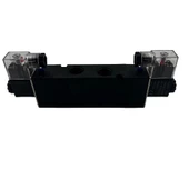 Pnömatik Valf Ventil 4V430-15A 1/2 - 5/3 BB A.M. 12V/24V/110V/220V thumbnail 1