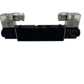 Pnömatik Valf Ventil 4V230C-08 1/4 - 5/3 BB K.M. 12V/24V/110V/220V thumbnail 1