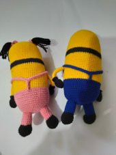 Aşık Minyonlar Amigurumi Organik Oyuncak - 3