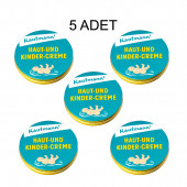 5 ADET - Kaufmann's Haut und Kinder Creme - Bebek ve Yetişkinler İçin Cilt Bakım ve Pişik Kremi 75ml - 1