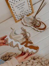 Bağcıklı Rahat Spor Ayakkabı Sneakers - 4