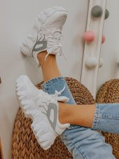 Bağcıklı Rahat Spor Ayakkabı Sneakers - 6