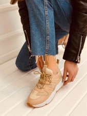 Bağcık Detaylı Rahat Kadın Sneakers Spor Ayakkabı - 7