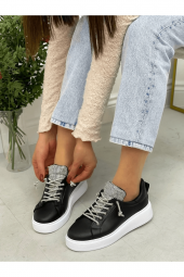 Cilt (nevada) Taş Detay Kadın Bağcıklı Sneakers - 6