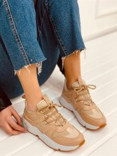 Bağcık Detaylı Rahat Kadın Sneakers Spor Ayakkabı - 8