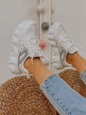 Bağcıklı Rahat Spor Ayakkabı Sneakers - 12
