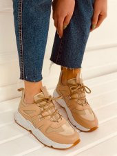 Bağcık Detaylı Rahat Kadın Sneakers Spor Ayakkabı - 11