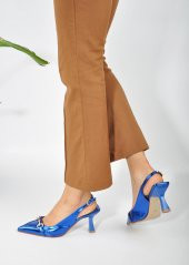 Deri Toka Detay Kadın Stiletto - 1