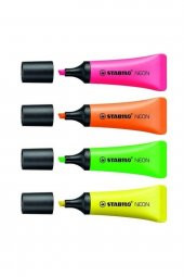 Stabılo Neon Fosforlu Kalem 4lü Set - 1