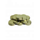 Twıst-Of 20 Lİ  82 mm Gold Altın Sarısı Cam Kavanoz Kapağı (20 Adet) - 2