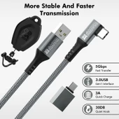 AMVR 6 Metre Bağlantı Kablosu ve 3 Kablo Yönetim Seti - 2