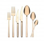 Korkmaz Veneta Gold 84 Parça Çatal Kaşık Bıçak Takımı A2553 - 1