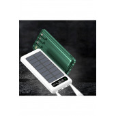 Güneş Enerjili Solar Panelli Powerbank 30000Mah Led Işıklı Taşınabilir Şarj Aleti - 2