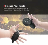 Globular Meta Quest Pro Kontrolleri için PU Deri Yastık Pedi - Daha Rahat - 3