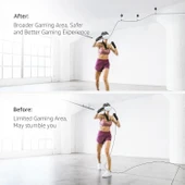 KIWI design VR Kablo Yönetimi, 3 Paket VR Makara Sistemi - Beyaz - 2