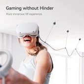KIWI design VR Kablo Yönetimi, 6 Paket VR Makara Sistemi - Siyah - 3