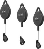 KIWI design VR Kablo Yönetimi, 3 Paket VR Makara Sistemi - Siyah - 1