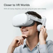KIWI design Yumuşak Klipsli Kulaklık Aksesuarları - Quest 2 ile Uyumlu - 3