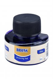 Brons Çini Mürekkebi Mavi 20Cc - 1