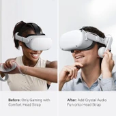KIWI design Yumuşak Klipsli Kulaklık Aksesuarları - Quest 2 ile Uyumlu - 4