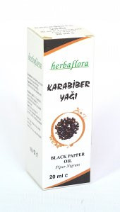 Herbaflora Karabiber Yağı (Black Papper Oil) -20ml - 1