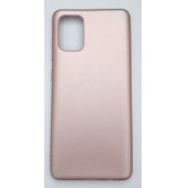 Samsung Galaxy A71 Rose Gold Yumusak Slikon Kilif - 1