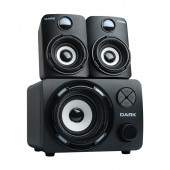 Dark SP-214 11W RMS 7 Farklı Renk Titreşimli LED 2+1 Multimedia Speaker Hoparlör (DK-AC-SP214) - 5