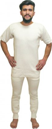 Bora Kaba Yün Yarım Kol Don Takım Kalın Selanik Örgü Yün Içlik Aryün - 1