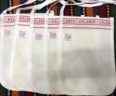 Kelebek Kese Kalın Hamam Ve Banyo Kesesi 5 Adet Beyaz - 1