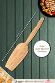Zeytin Ağacı Ahşap Tahta Kaşık Spatula Seti 2 Parça ( ZEYTİN AĞACI ) Ağaç Kaşık - 2