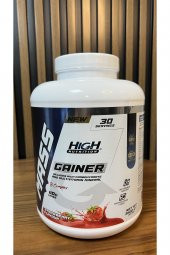 Mass Gainer 3600 Gr  Hacim Kütle Kas Artırma Karbonhidrat Tozu Çilek Aromalı - 1