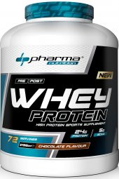 Pharma Nutrition Whey Protein 2196 gr Çikolata Aromalı Protein Tozu 24 gr Protein 5 gr Bcaa - 1