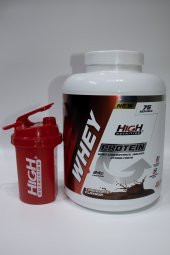 High Nutrition Whey Protein 2280 Gr Çikolata Aromalı Protein Tozu 24 Gram Protein - 1