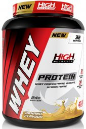 High Nutrition Whey Protein 960 Gr Muz Aromalı Protein Tozu 24 Gram Proteinn - 1