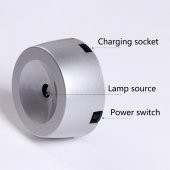 Satürnlü 3D Cam Küre Satürn Işıklı Cam Küre Pilli Büyük Boy 6 Cm Ve 8 Değişen Renk - 3