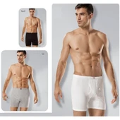 Tutku 3 Adet Paket Erkek Ribana Paçalı Külot Siyah - 1