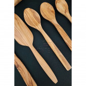 Zeytin Ağacı Ahşap Tahta Kaşık Spatula Seti ( ZEYTİN AĞACI ) Ağaç Kaşık - 4
