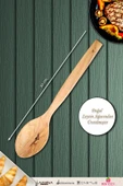 Zeytin Ağacı Ahşap Tahta Kaşık Spatula Seti ( ZEYTİN AĞACI ) Ağaç Kaşık 3 Parça - 2
