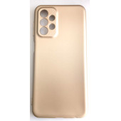 Samsung Galaxy A23 Gold Yumusak Slikon Kilif - 1