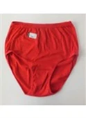 Tutku Bayan Slip Külot Bato Kırmızı 100 Pamuk Penye 12 Adet - 1