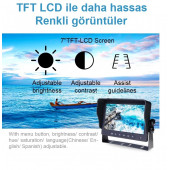 Betoptek BTM710 Ticari Araç Ekranlı 3 lü Kamera Sistemi - 4
