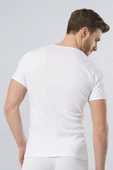 Türen Erkek Ribana V yaka Fanila (2li Paket) - 4