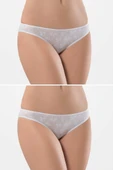 Türen Kadın Jakarlı 2li Pamuklu Bikini Külot - 1