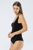 Türen Kadın Lazer Kesim Askılı Pamuklu Çıtçıtlı Body - 3