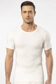 Cacharel - Termal kısa kol bisiklet yaka Beyaz T-Shirt - 1