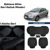 Ford Focus 2 2004-2010 Sedan Siyah Deri Oto Koltuk Minderi - 1